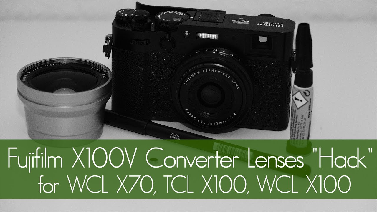 Fujifilm X100V Converter Lenses 