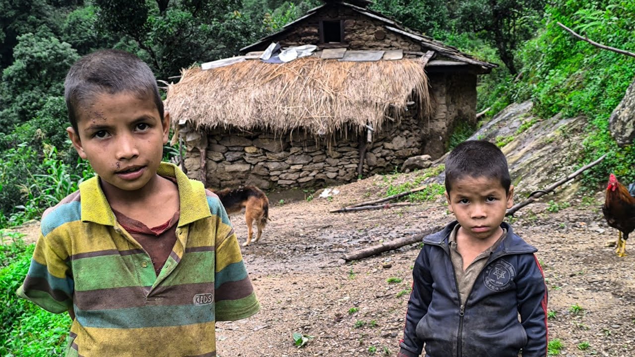 This IS Himalayan Village During the Rain |Mountain  Village Documentary Video | Nature With Rural |
