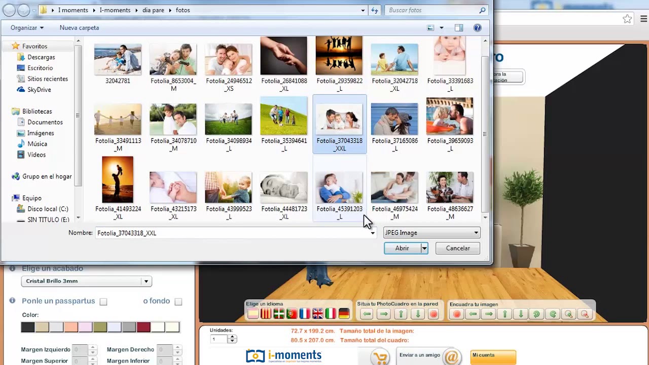 Foto Cuadro Tutorial de i-Moments