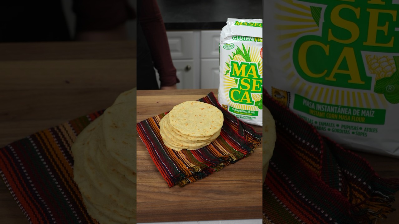 Homemade corn tortillas! #corntortillas #homemade