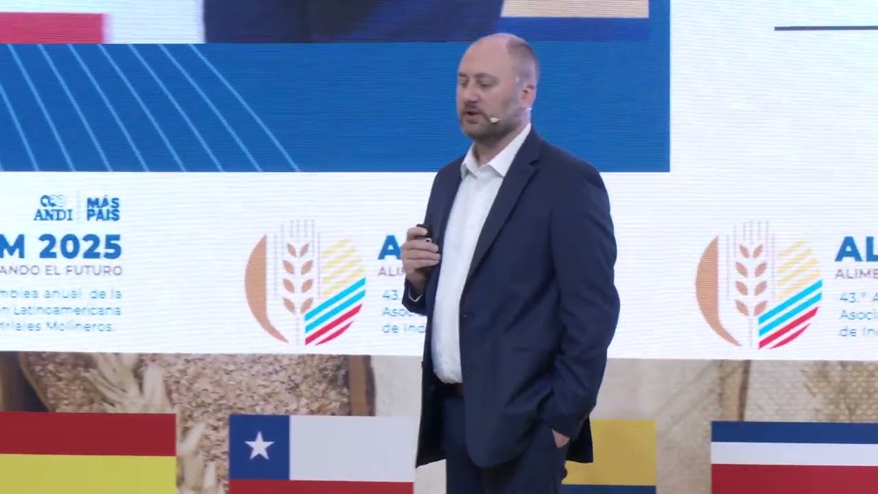 #ALIM2025 - Trigo de Estados Unidos; Brian Liedl de U.S. Wheat Associates.