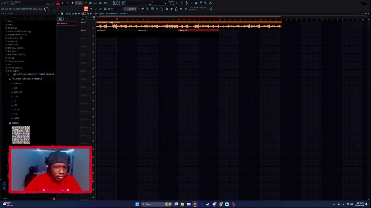 Makin Beats For Mac Critter, Key Glock & Moneybagg