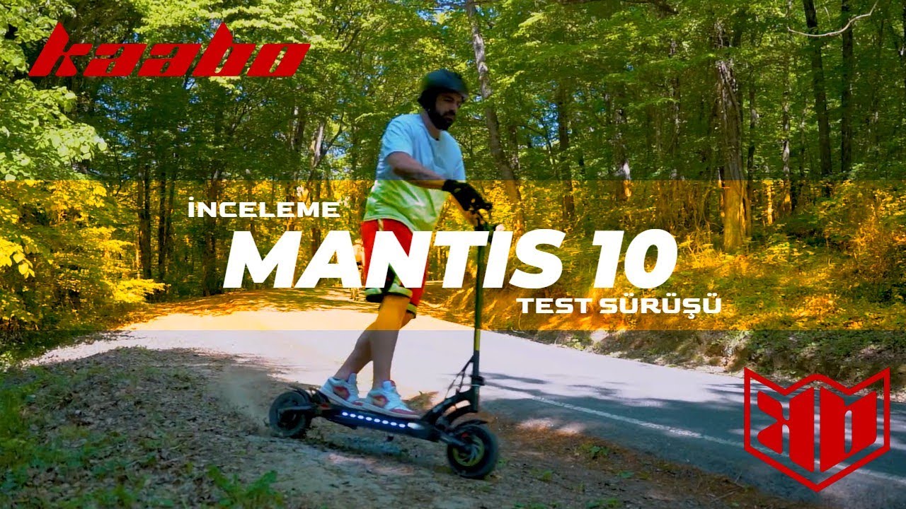 Kaabo | Mantis 10 Elektrikli Scooter İnceleme ve Test Sürüşü