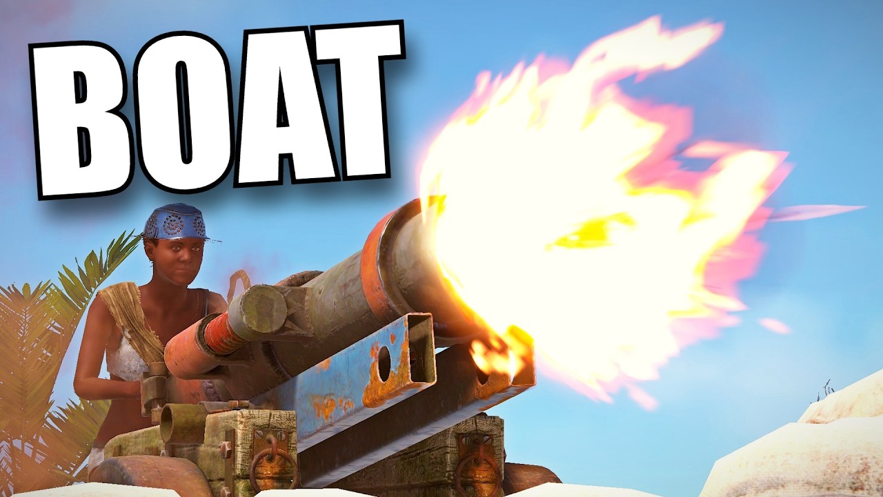 We HIJACKED Their Boat in Rust...
