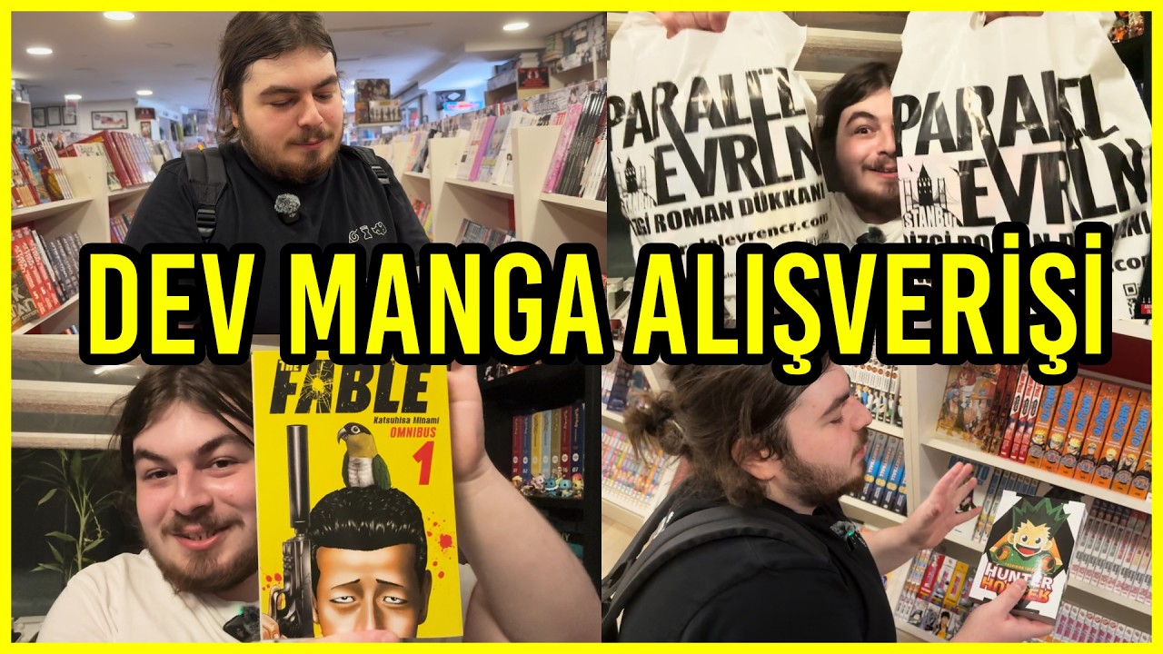 Dev Manga Alışverişi Vlog! (Paralel Evren Çizgi Roman Dükkanı)