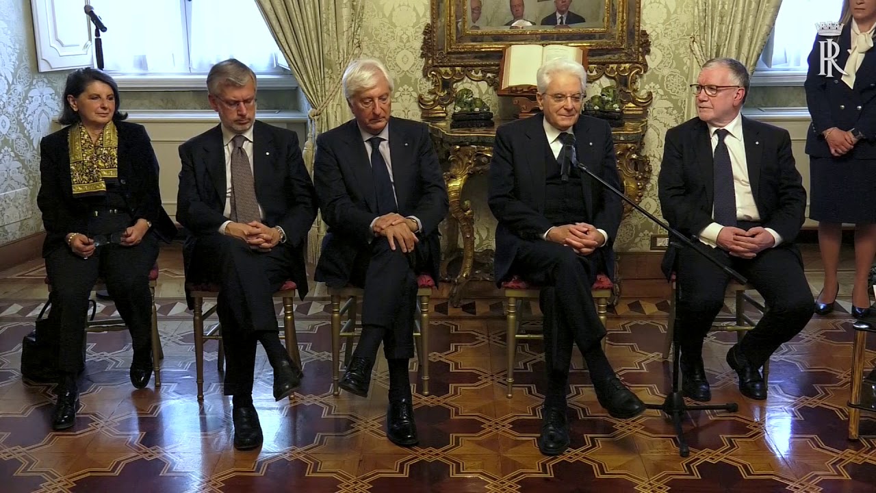 Mattarella riceve il Presidente del Consiglio Nazionale delle Ricerche, con una delegazione del CNR