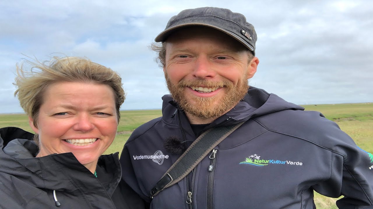 Anne-Vibeke og naturvejleder Peter udforsker Skallingen ved Blåvand på en hel ny måde