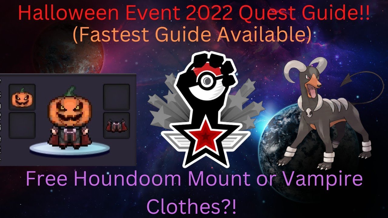 Halloween Event 2022 Quest Guide (Fastest Guide) || Pokémon Revolution Online Halloween Guide #1