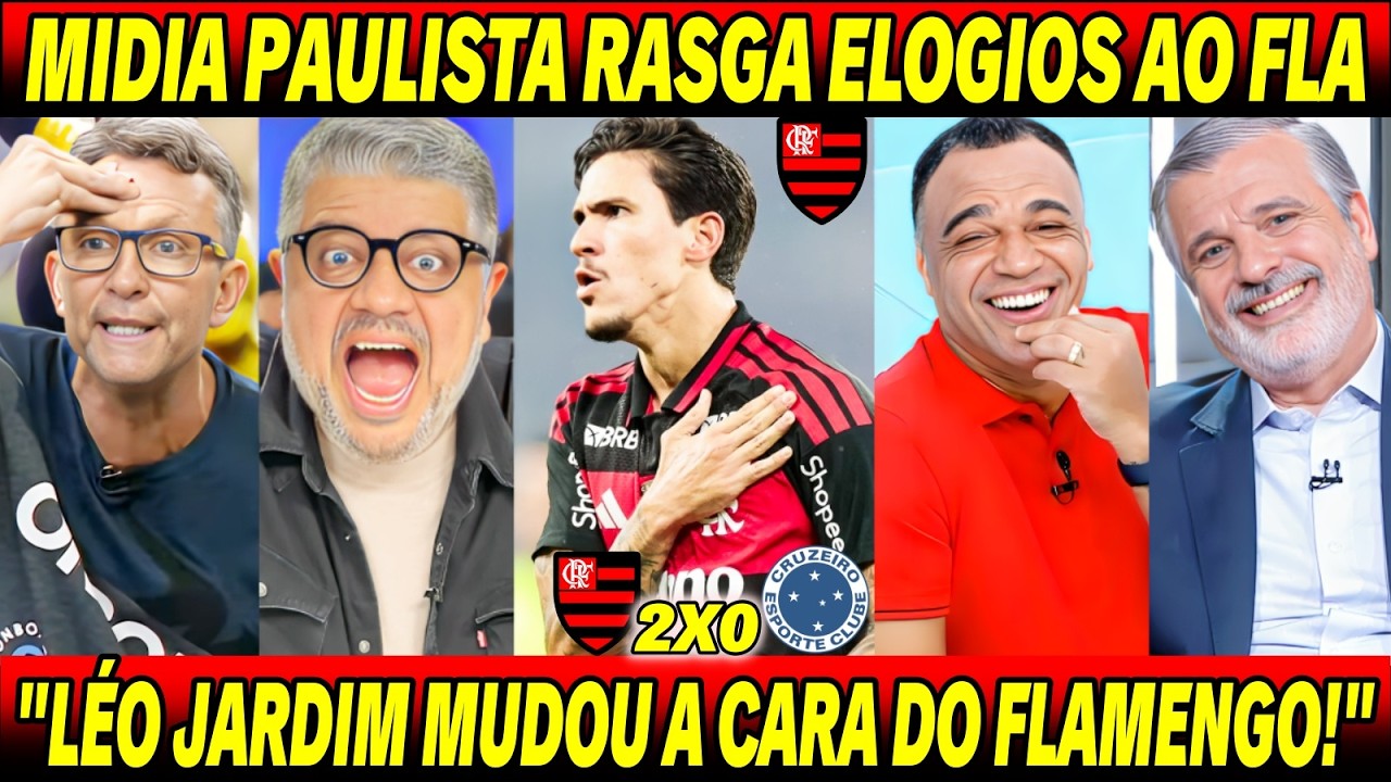 😱IMPRENSA PAULISTA SE RENDE AO FLAMENGO  | 