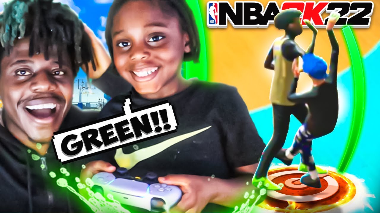 My 6 Year old Nephew Accidentally made the best jumpshot! NBA 2K22