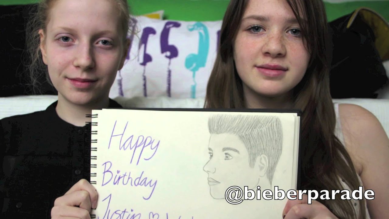 Happy 19th Birthday Justin Bieber from Denmark.