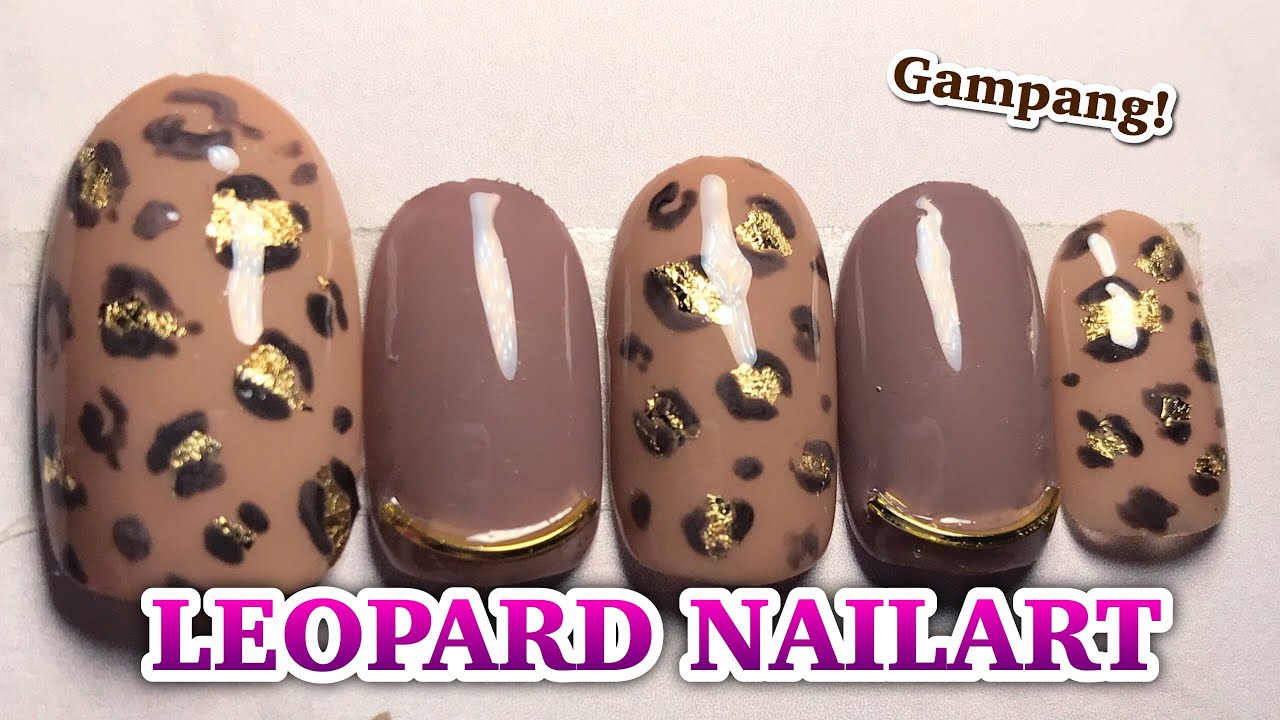 NAILART MOTIF LEOPARD UNTUK PEMULA