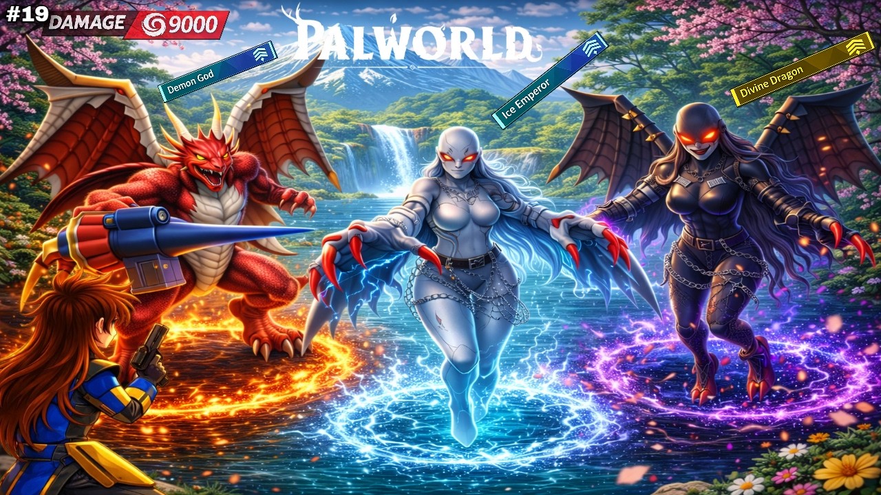 FINALLY BATTLE WITH LEGENDARY EMPEROR DRAGON!😱 PALWORLD #19
