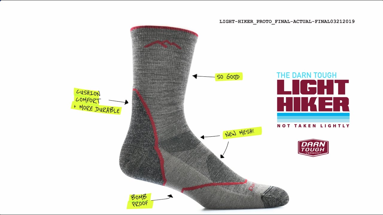 The Light Hiker Sock - Nothing Taken Lightly