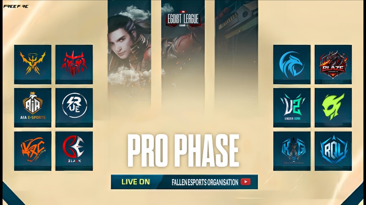 [🔴LIVE]  FEO EGOIST LEAGUE S-1 ||  PRO PHASE  | |  PRESENTED FALLEN ESPORTS ORGANISATION