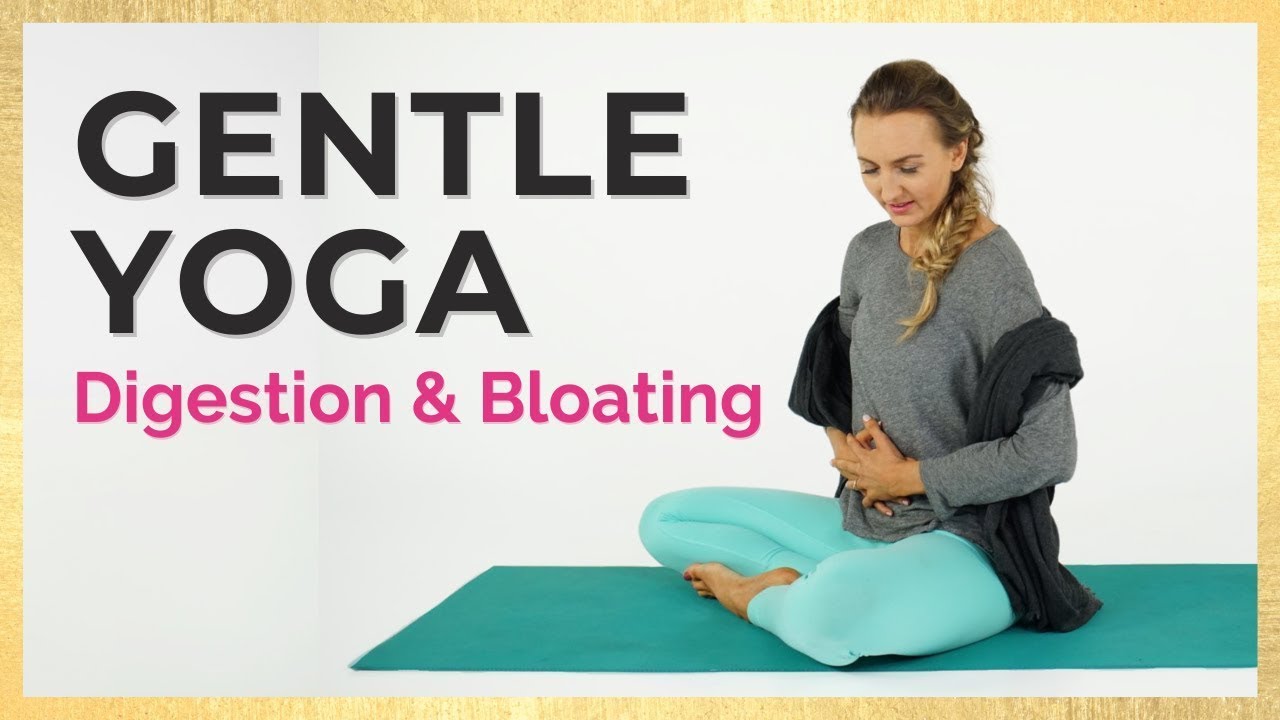 10 Min Gentle Yoga for Digestion | YOGA TO EASE BLOATING