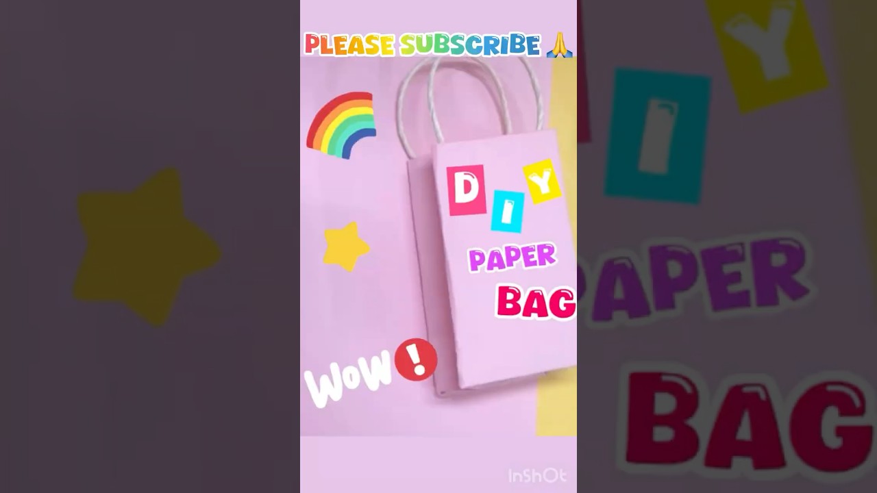 How to make DIY Paper Bag | Easy DIY Craft for kids | DIY Paper Bag