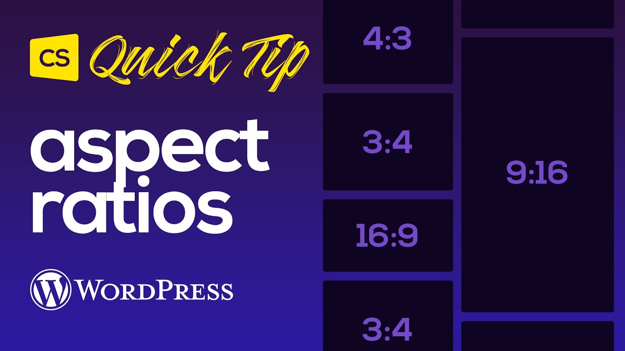 Обновлено: Как автоматически управлять соотношением сторон в WordPress с помощью Cornerstone