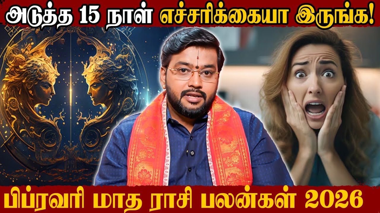 மிதுனம் பிப்ரவரி மாத ராசி பலன்கள் 2026... அடுத்த 15 நாள் எச்சரிக்கையா இருங்க! | Tamil Astrology |