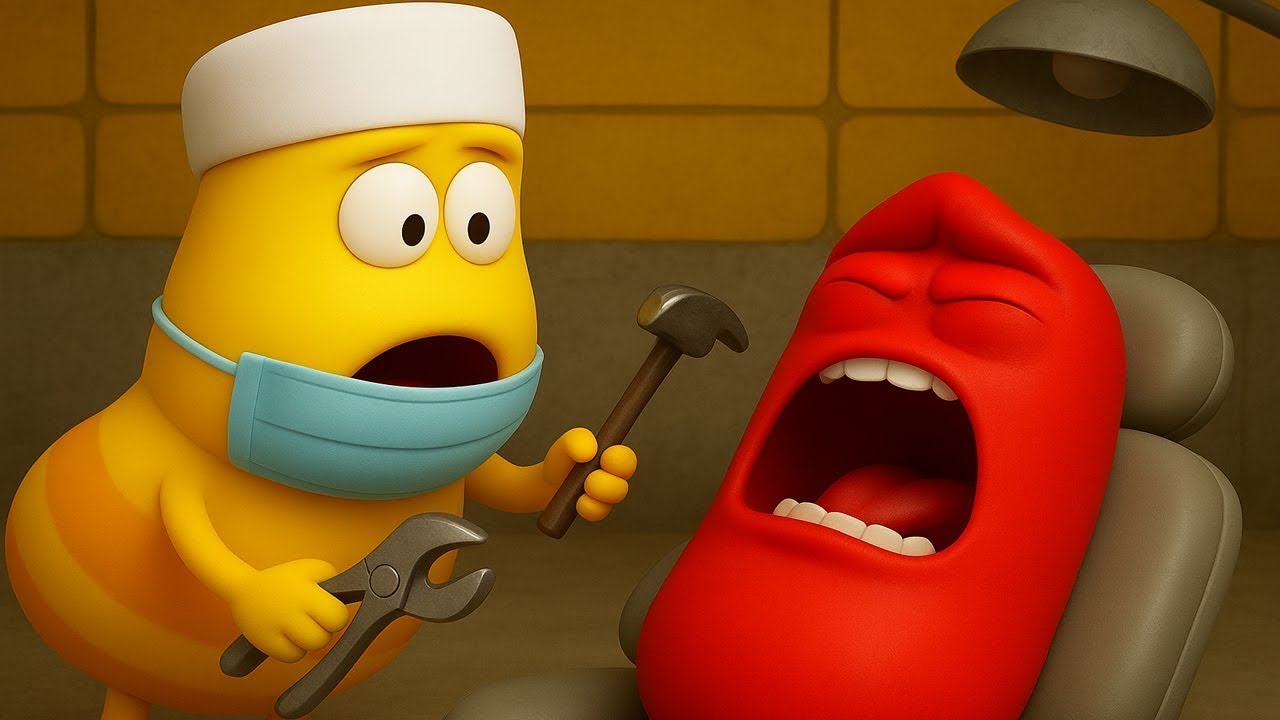 LARVA ANIMATION 2025: Tooth extraction 💪 Best Cartoons 20225 |  Hilarious Cartoon