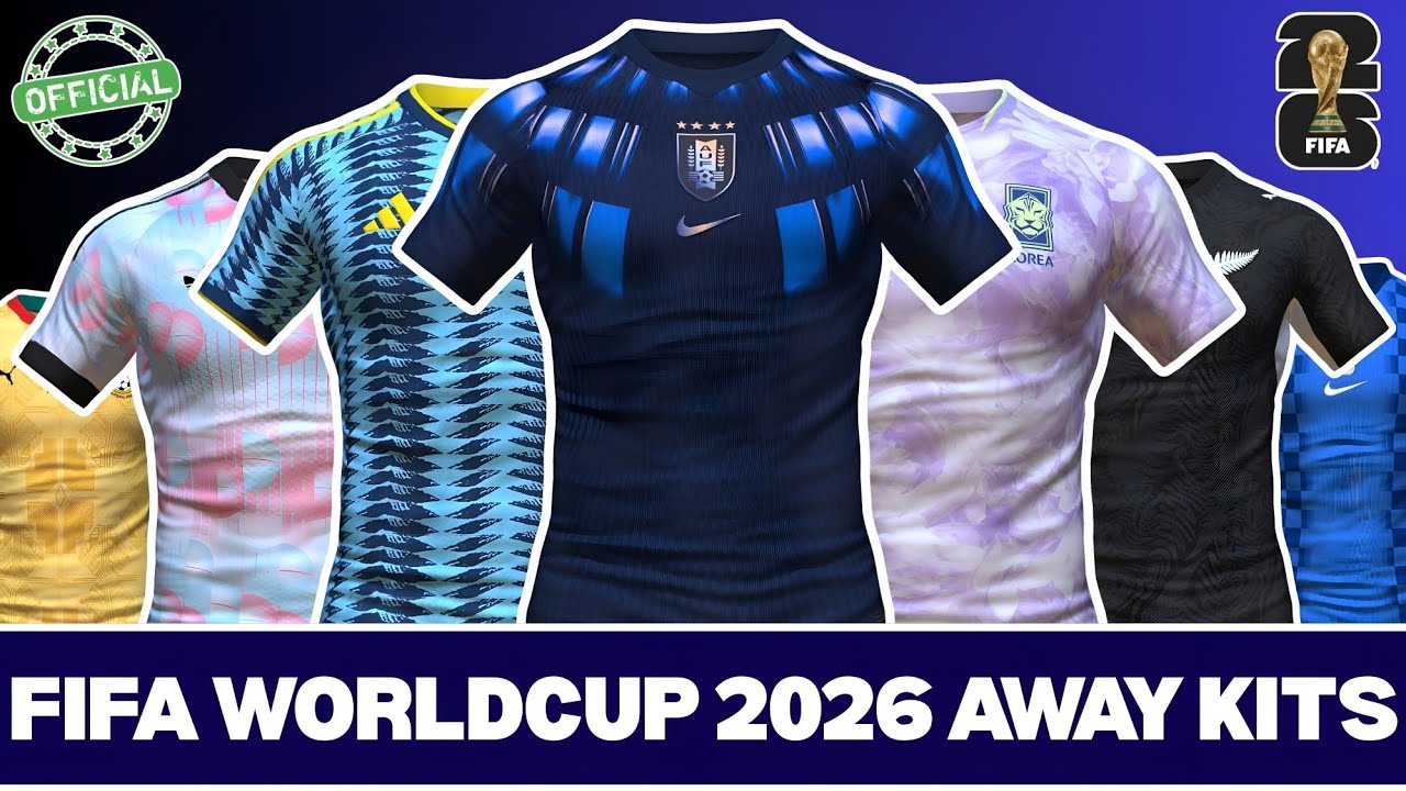 FIFA World Cup 2026 ALL 48 Teams Official Away Kits 👕🔥- 4K