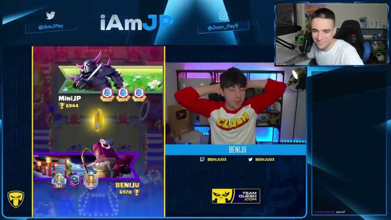 JP SE ENCUENTRA A BENIJU EN LADDER | CLASH ROYALE 👑​🏆