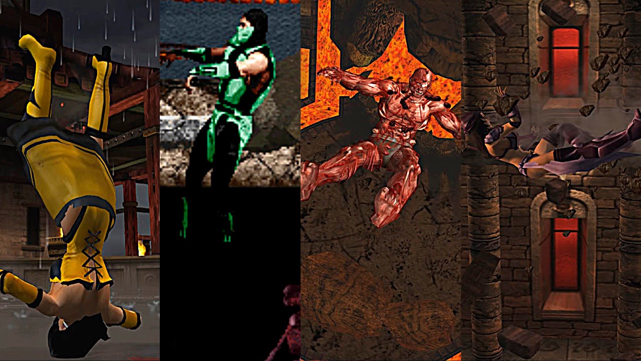 MORTAL KOMBAT EVERY ''TRANSITION STAGE'' EVER 4K/60FPS