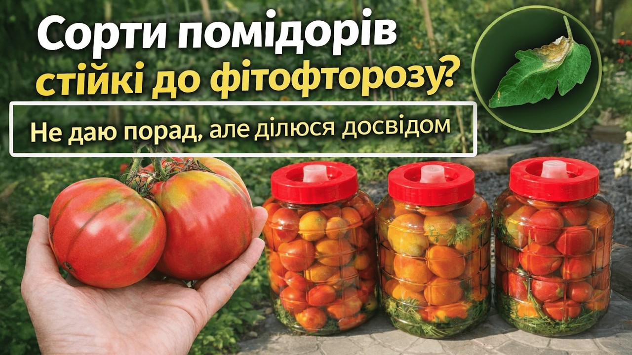 Стійкі до фітофторозу сорти??? Мій досвід: помідори без фітофторозу і хімії 8 років. Тільки ЯРОС