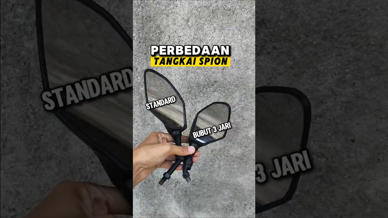 Bedanya Spion Std dan Bubut 3 jari