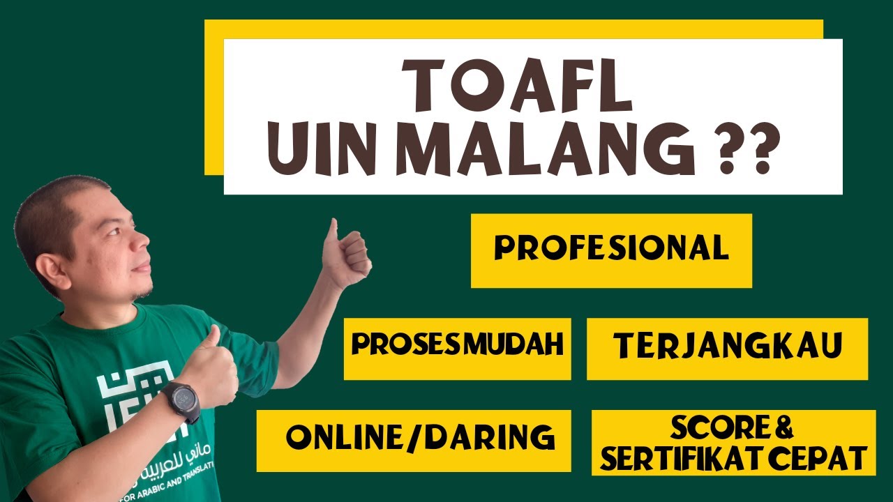 NYARI UJIAN TOAFL ONLINE ?? DISINI AJA !!