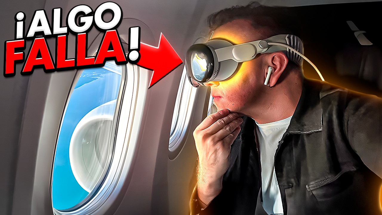 PROBÉ LAS APPLE VISIÓN PRO EN UN AVIÓN! ¿Funcionan bien?