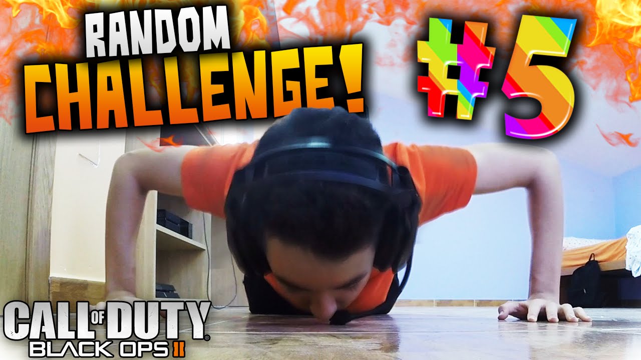 FLEXIONES POR MATAR!! Random Challenge #5 Black Ops 2 | TheGrefg