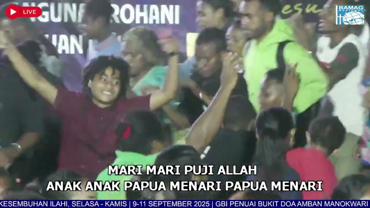 PUJIAN SONGGERI PAPUA | KKR MALAM KEDUA KESEMBUHAN ILAHI | Pdt MARKUS NOME