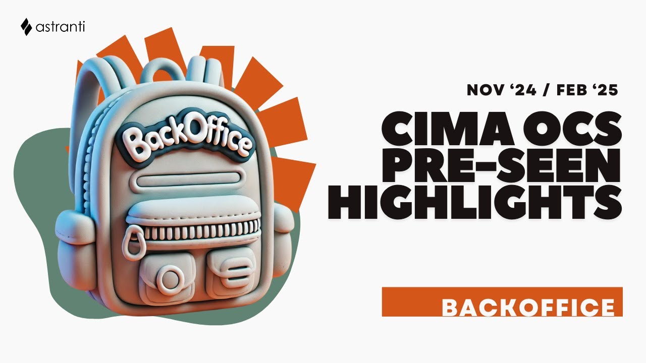 CIMA OCS BackOffice - Pre-seen Analysis Highlights - November 2024/February 2025