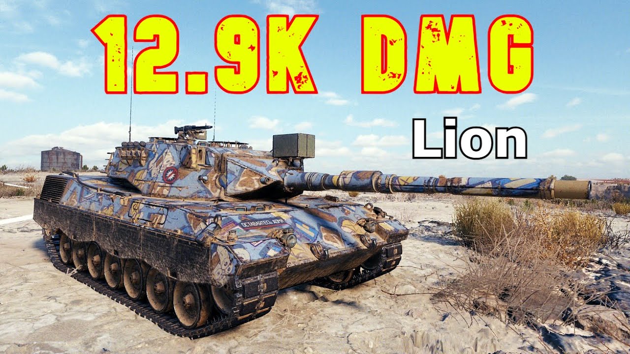 World of Tanks Lion - 7 Kills 12,9K Damage