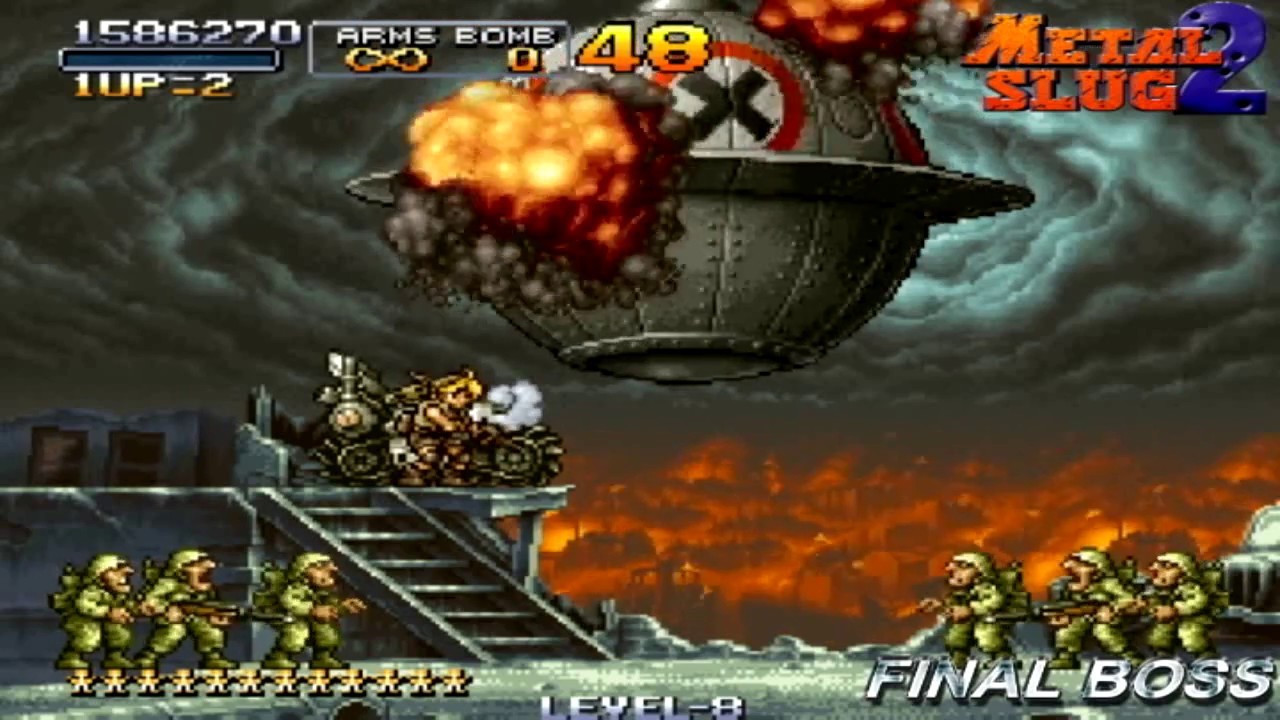 Metal slug 2 All Boss clear (Level - 8)