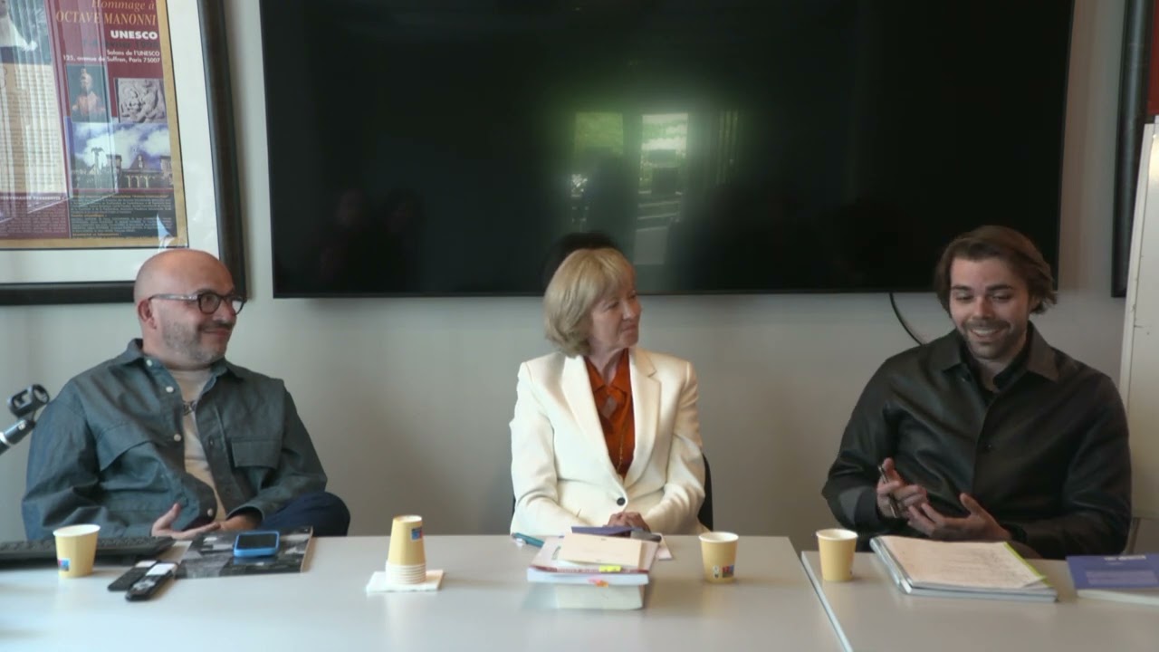 Salon de lecture. J. Agostini, I.Abramson, O.Douville, H.Castanet et P.Patrolin