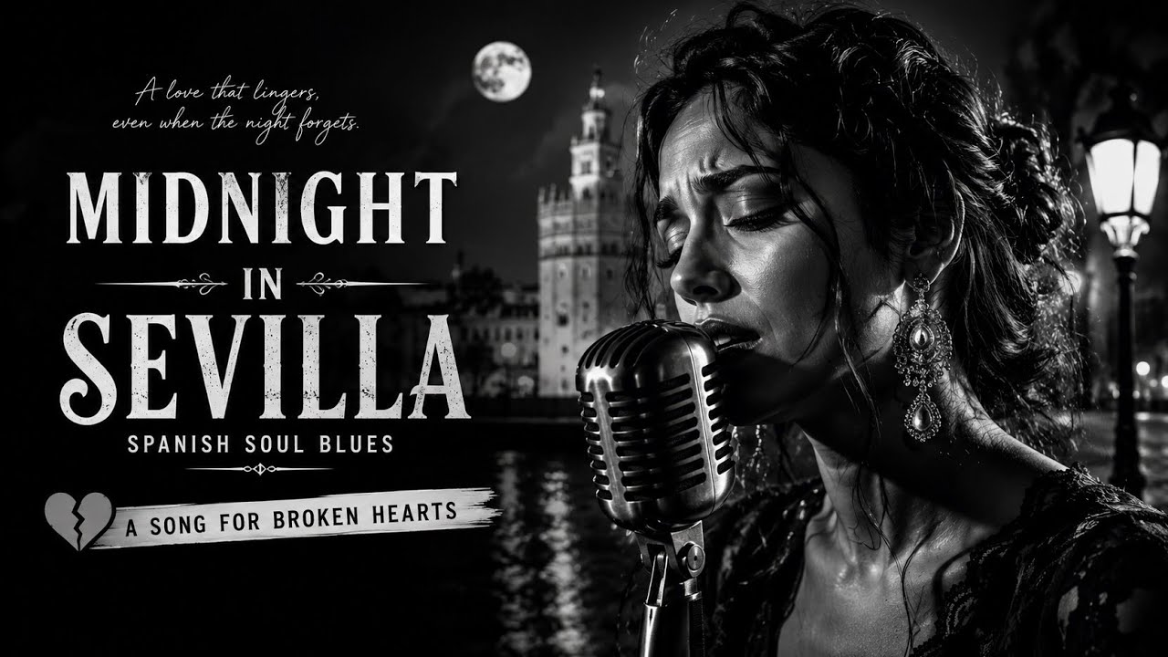 Midnight in Sevilla 🌙 | Emotional Spanish Soul Blues That Hurts Deep