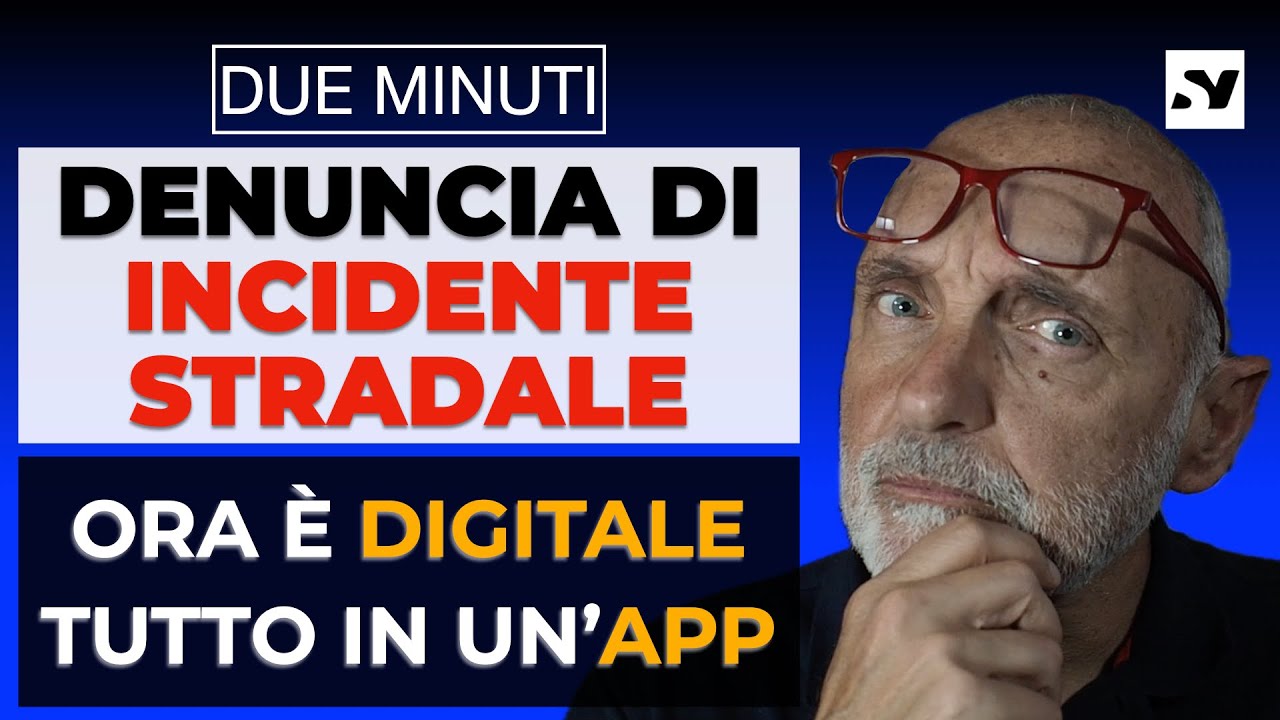 Incidente stradale? Ora la denuncia si fa con un&rsquo;app.