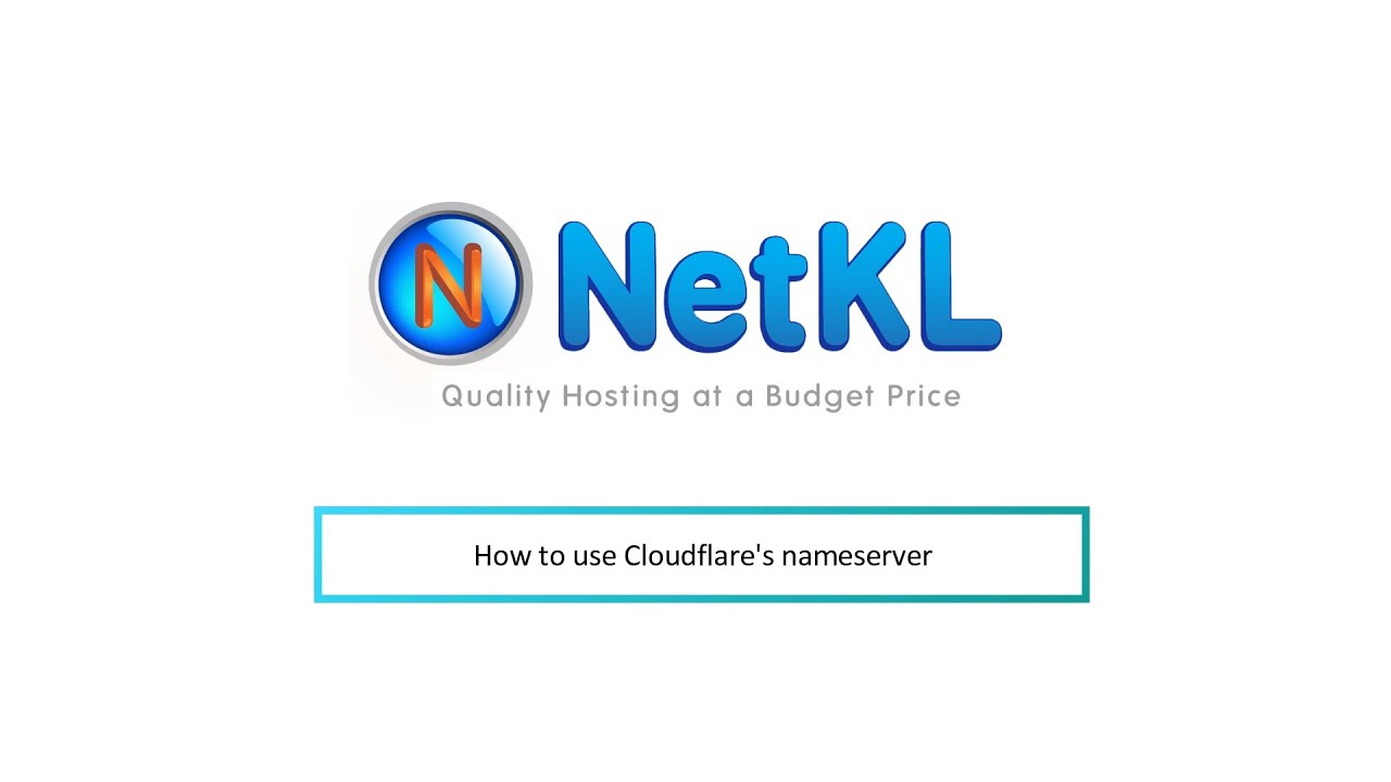 How to use Cloudflare's nameserver