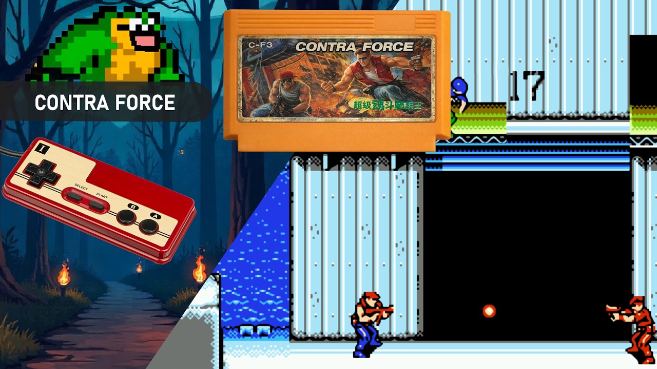 Part #1. Проходження Contra Force (NES/Dendy)