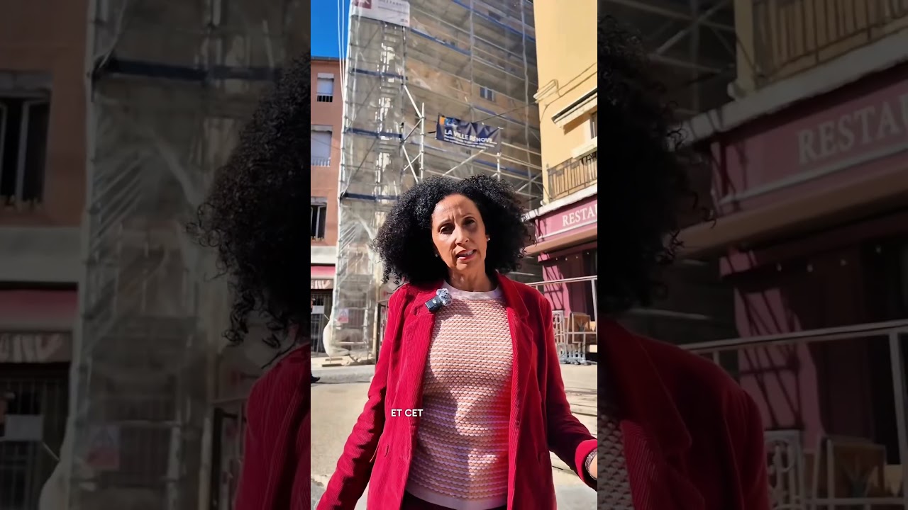 Lancement des travaux de r&eacute;habilitation de l'immeuble Marini &agrave; Lod&egrave;ve, le 30 septembre 2025