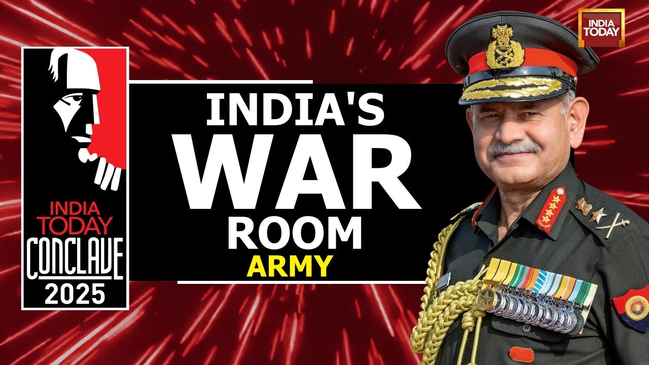 India's War Room: Army | General Upendra Dwivedi | Chief Of The Army Staff | India Today Conclave 25