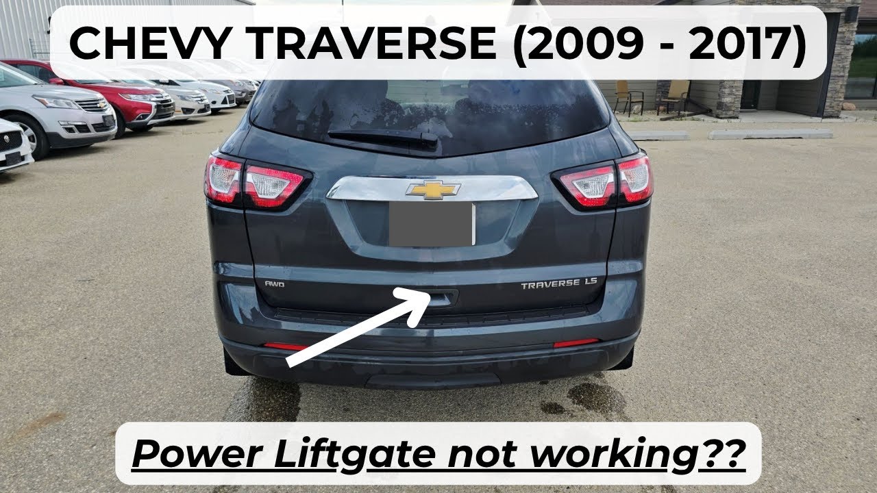 Chevrolet Traverse - POWER LIFTGATE & LIFTGATE RELEASE FUSE LOCATION (2009 - 2017)