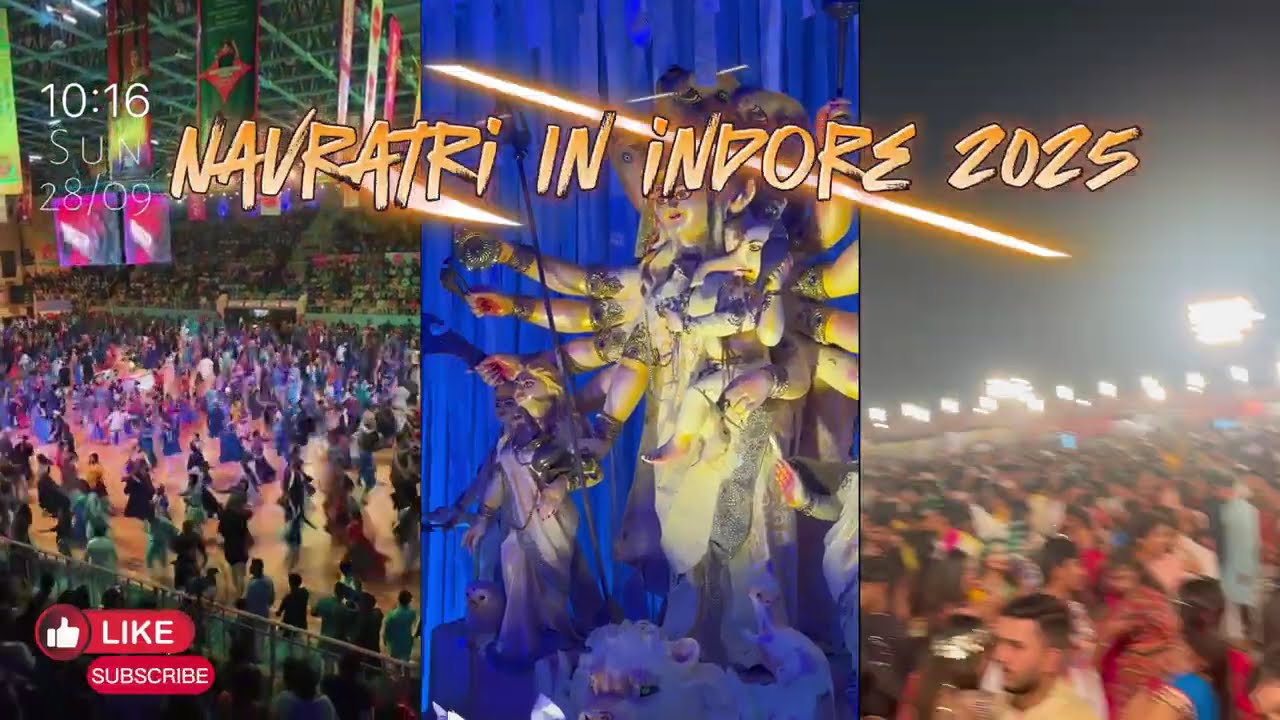 Abhivyakti Indore| Abhay prashal Taal Garba| Superhit Dandiya 2025 |Garba Nights in Indore 2025 |