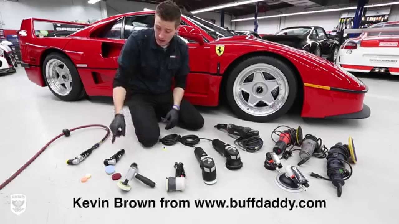 Selecting the Best Polisher for a Ferrari F40 Detail