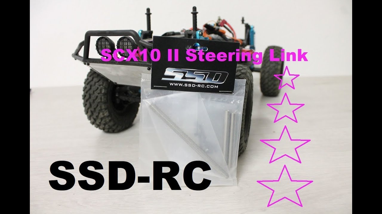 Axial SCX10 II Honcho Ep.9 -- SSD HD Titanium Steering Links