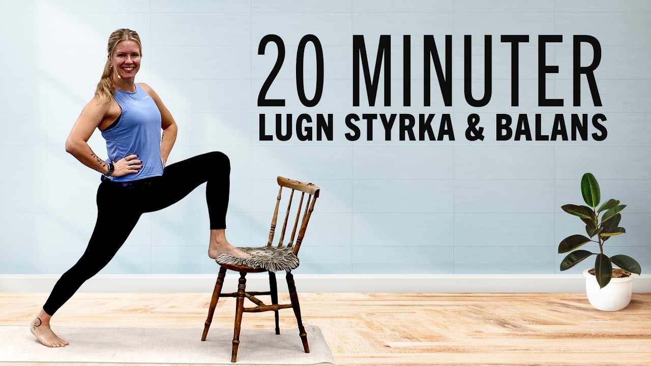 20 MINUTER lågintensiv träning för dig som är senior, smärtpåverkad eller som vill börja träna lugnt