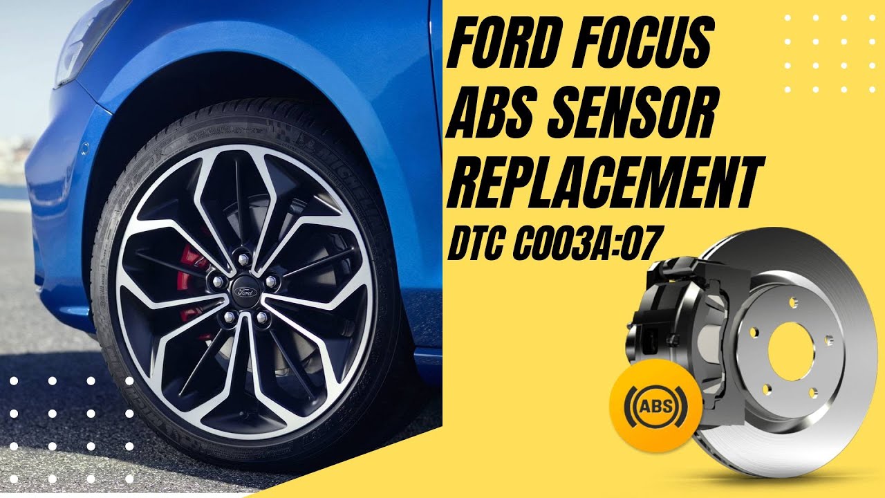 Как исправить код неисправности Ford C003A:07 &mdash; датчик скорости правого заднего колеса &mdash; барабанные тормоза
