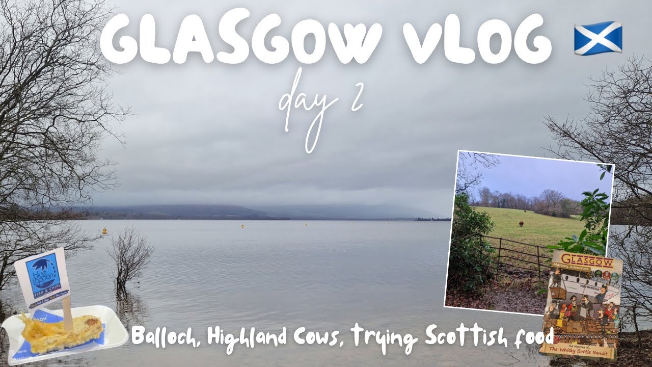 GLASGOW TRIP VLOG 🏴󠁧󠁢󠁳󠁣󠁴󠁿 | DAY 2 | Balloch, Pollok Country Park, Mystery Guide - Dec 2024 | Jessie